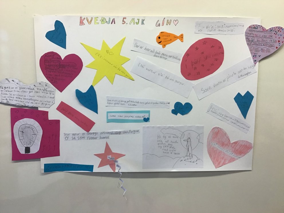 Baráttudagur gegn einelti - Vinakveðjur til bæjarbúa