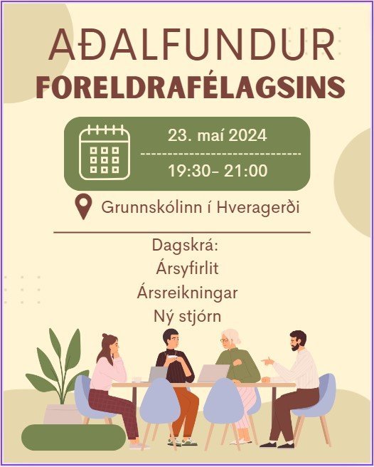 Aðalfundur foreldrafélags GÍH