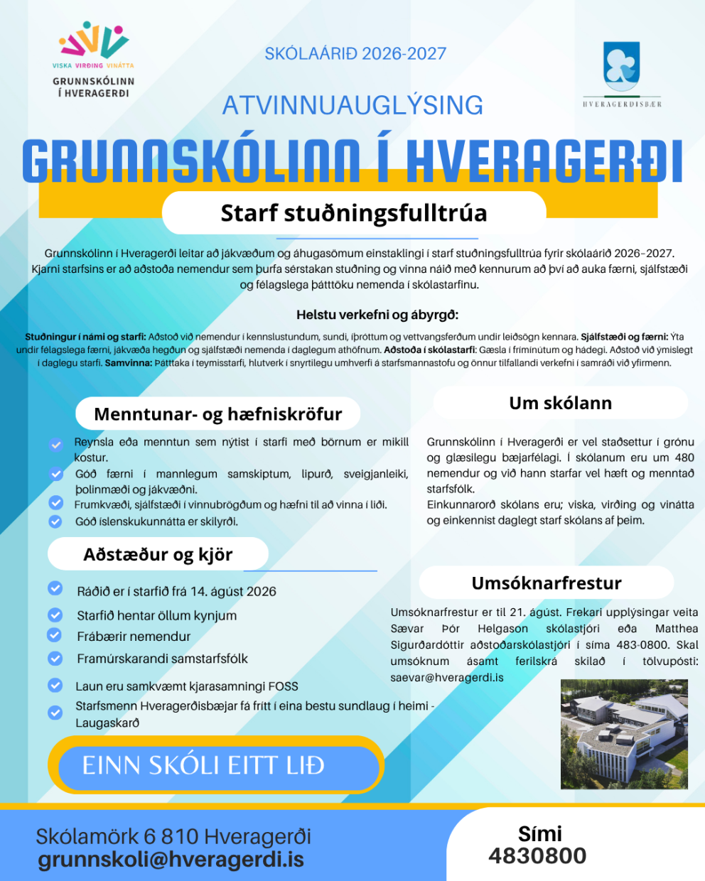 Starf stuðningsfulltrúa