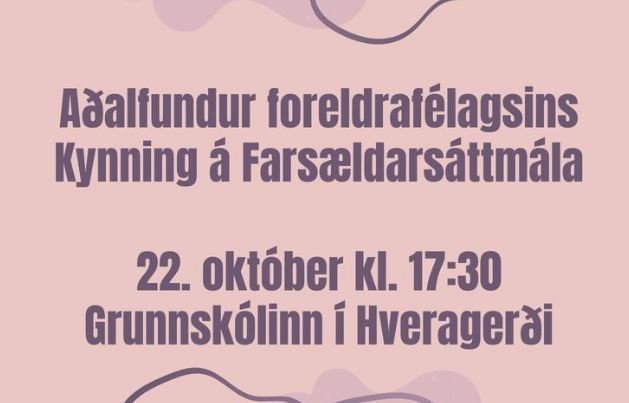 Aðalfundur foreldrafélags GÍH