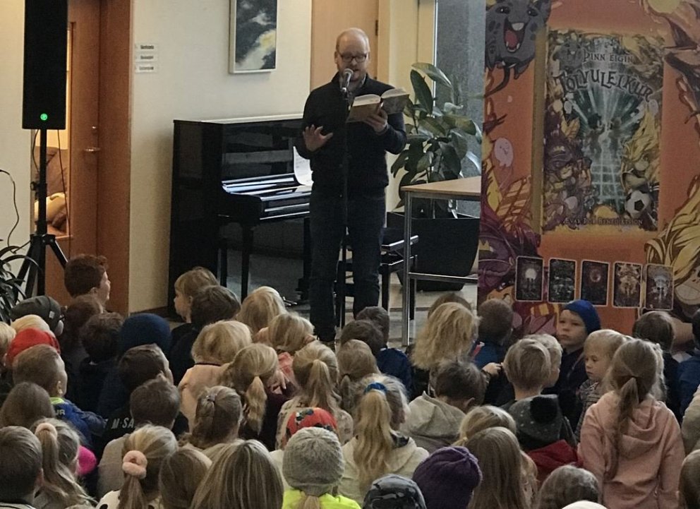 Ævar vísindamaður kom í heimsókn