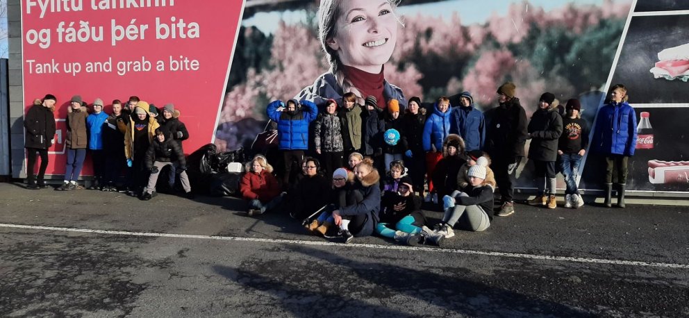 Umhverfishreinsun í 7. bekk