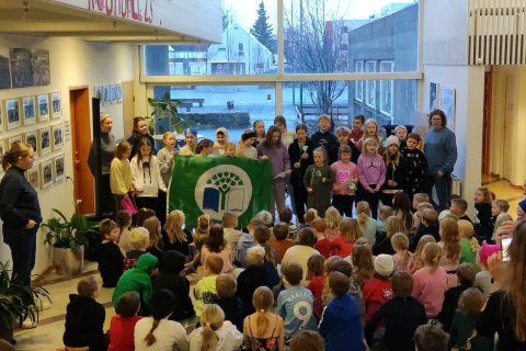 6. Grænfáninn kominn í hús