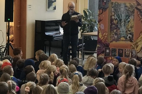 Ævar vísindamaður kom í heimsókn