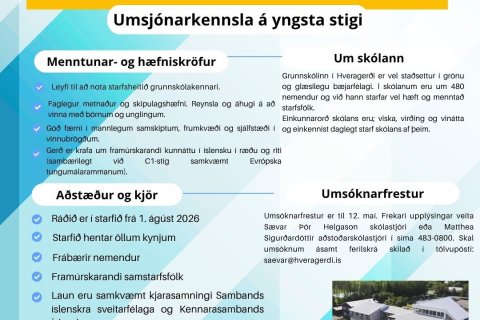 Laus störf