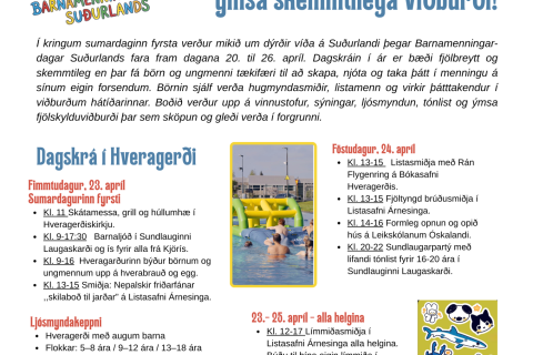 Barnamenningardagar á Suðurlandi