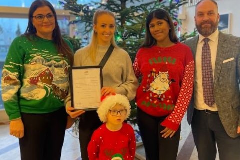 Matthea aðstoðarskólastjóri, Adda María fulltrúi Einstakra barna, Maríus Blær yngsti nemandi skólans…