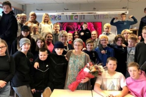 Tré gróðursett til heiðurs Guðríði