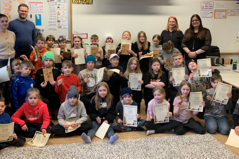 Lestrarátaki í 3. bekk lokið