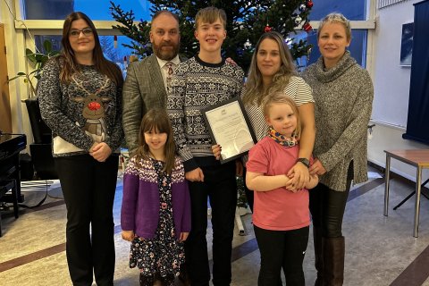 Styrkur Grunnskólans í Hveragerði til samtakanna Ljónshjarta