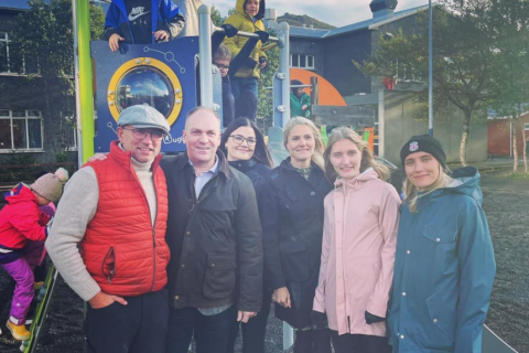 Jón Gísli, Sævar Þór, Matthea, Elva, Hrefna og Elín Hrönn.