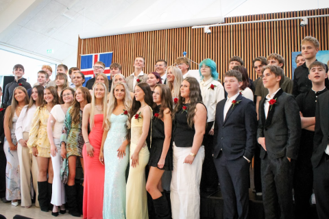 Útskriftarathöfn 10. bekkja